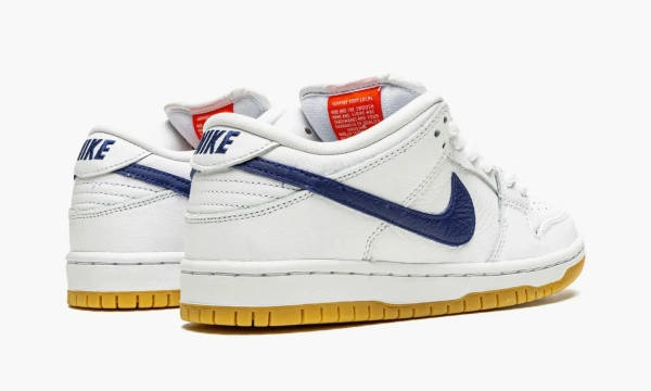 Nike SB Dunk Low Pro Orange Label White Navy 
