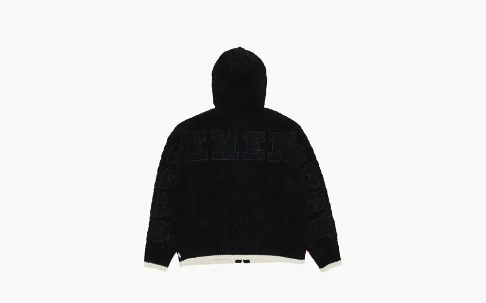 Supreme x Goodenough Zip Up Hooded Sweater Black