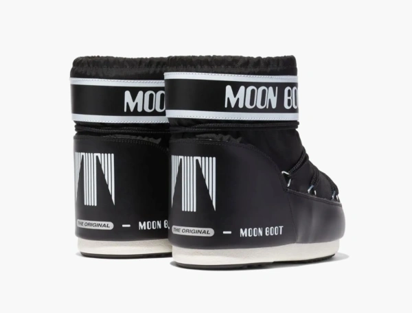 Moon Boot Icon Low Black Nylon 