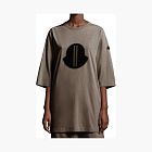Moncler x Rick Owens Logo Patch T-Shirt Dust