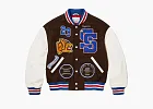 Supreme Tiger Varsity Jacket Brown