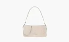 MIU MIU Sheepskin Shoulder Bag In Ivory White