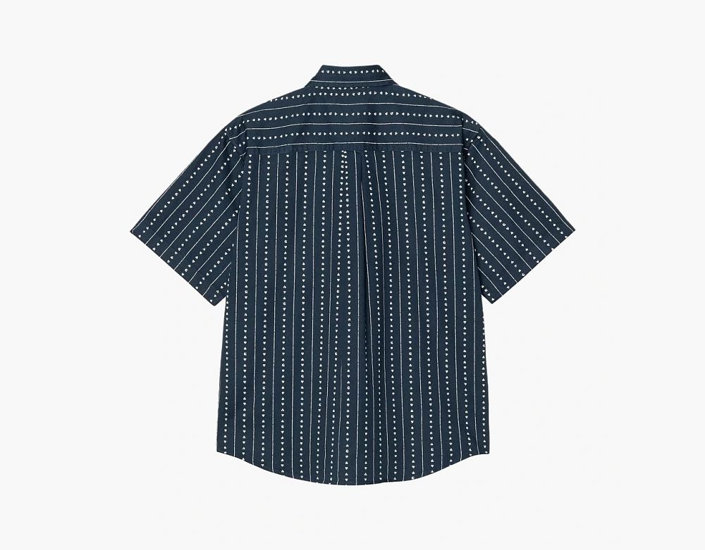 Carhartt WIP Drewe Short-Sleeve Shirt Navy