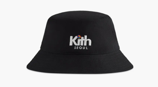 Kith Seoul Dawson Bucket Hat Black  Kith Seoul Dawson Bucket Hat Black