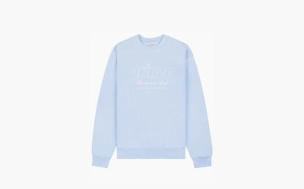 Sporty & Rich Prince Health Cotton Sweatshirt Blue 