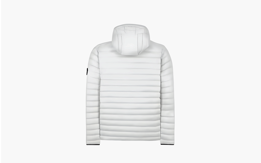Stone Island Lightweight Hooded Down Jacket White