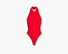 Nike x Jacquemus One Piece Swimsuit Dark Red