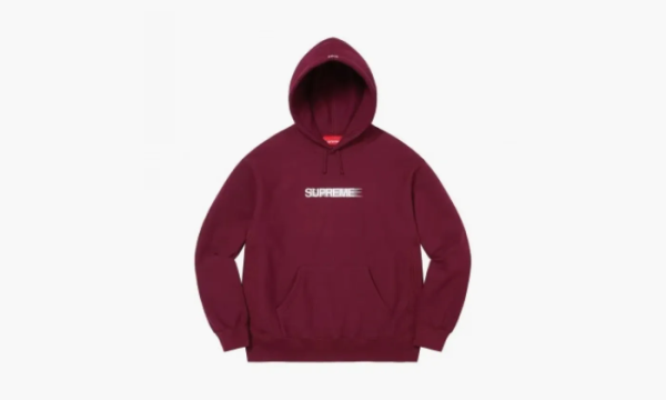 Supreme Motion Logo Hooded Sweatshirt Ss23 Burgundy 