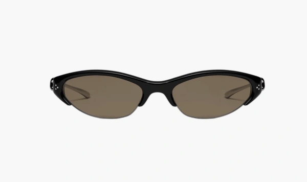 Gentle Monster Tweed 01 Sunglasses Black / Brown 