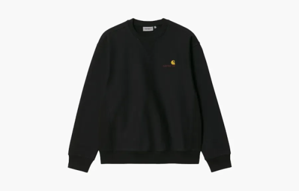 Carhartt WIP American Script Sweatshirt Black 