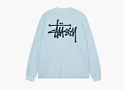 Stussy Basic Stock Long Sleeve Thermal Light Blue