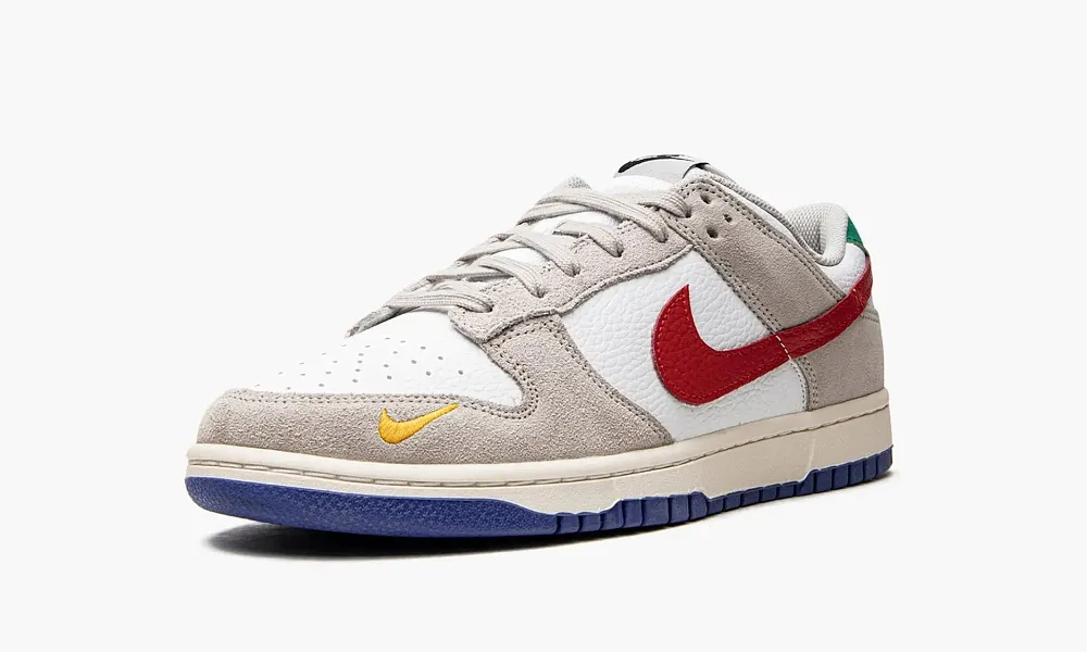 Nike Dunk Low Light Iron Ore Red Blue