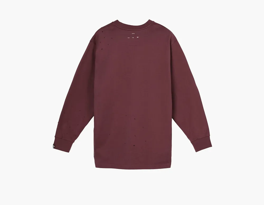 Adidas x Song for the Mute Long Sleeve Tee Burgundy