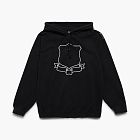 Number (N)ine Shield Hoodie Black