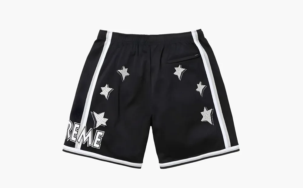 Supreme SS25 Basketball Shorts Black