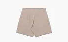 Sporty & Rich Vendome logo-embroidered Cashmere Shorts Beige