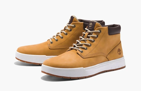 Timberland Maple Grove Leather Chukka Boots Wheat 
