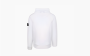 Stone Island Garment Dyed Popover Hoodie White 