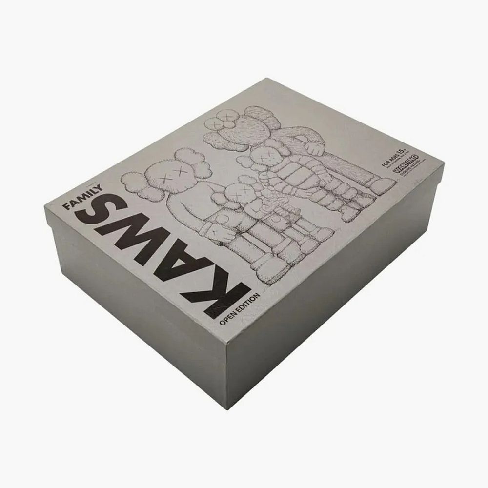 Kaws Family Vinyl Figures Brown Blue White