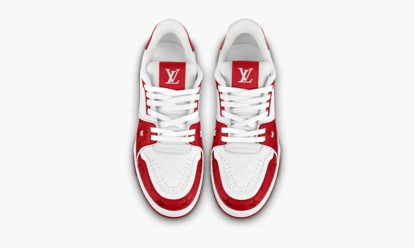 Louis Vuitton Trainer Signature Red White 