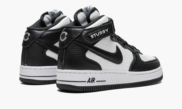 Air Force 1 Mid Stussy - Light Bone Black 