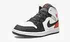 Air Jordan 1 Mid SE PS White Black Red Spruce