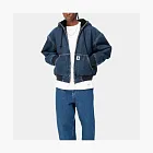 Carhartt WIP Elliot Hooded Denim Jacket Blue