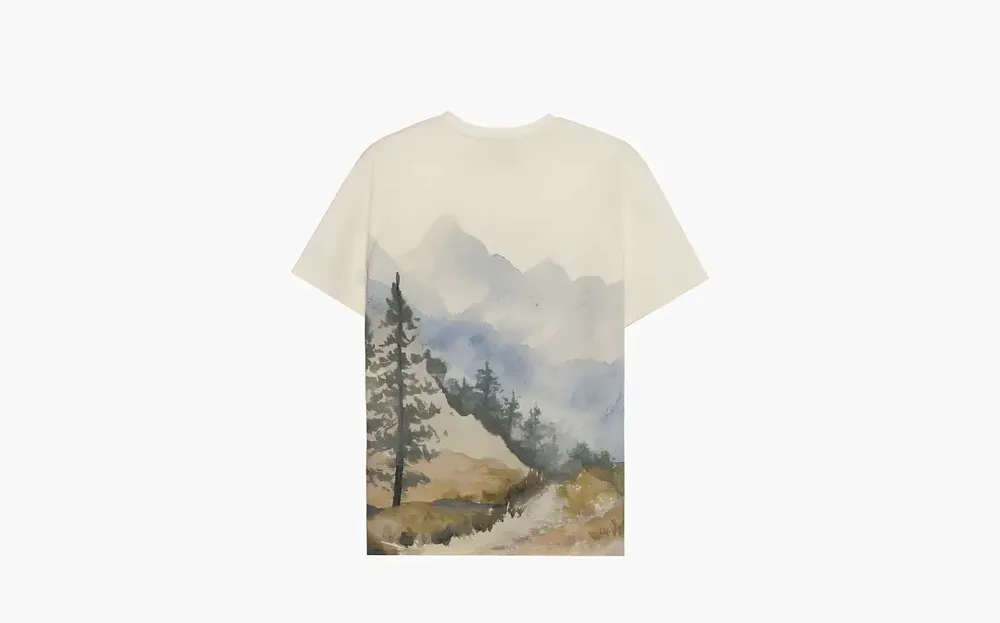 Gucci x The North Face T-shirt Trail Print