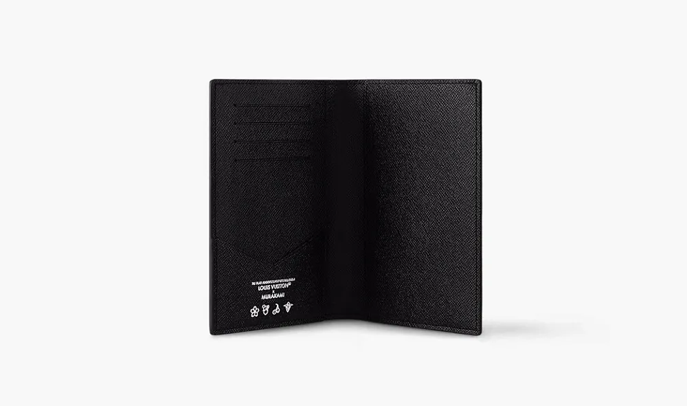 Louis Vuitton x Takashi Murakami Passport Cover Monogram Canvas Multicolore Noir