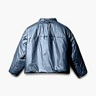 Yeezy X GAP X Balenciaga Padded Mock Neck Jacket Dark Blue