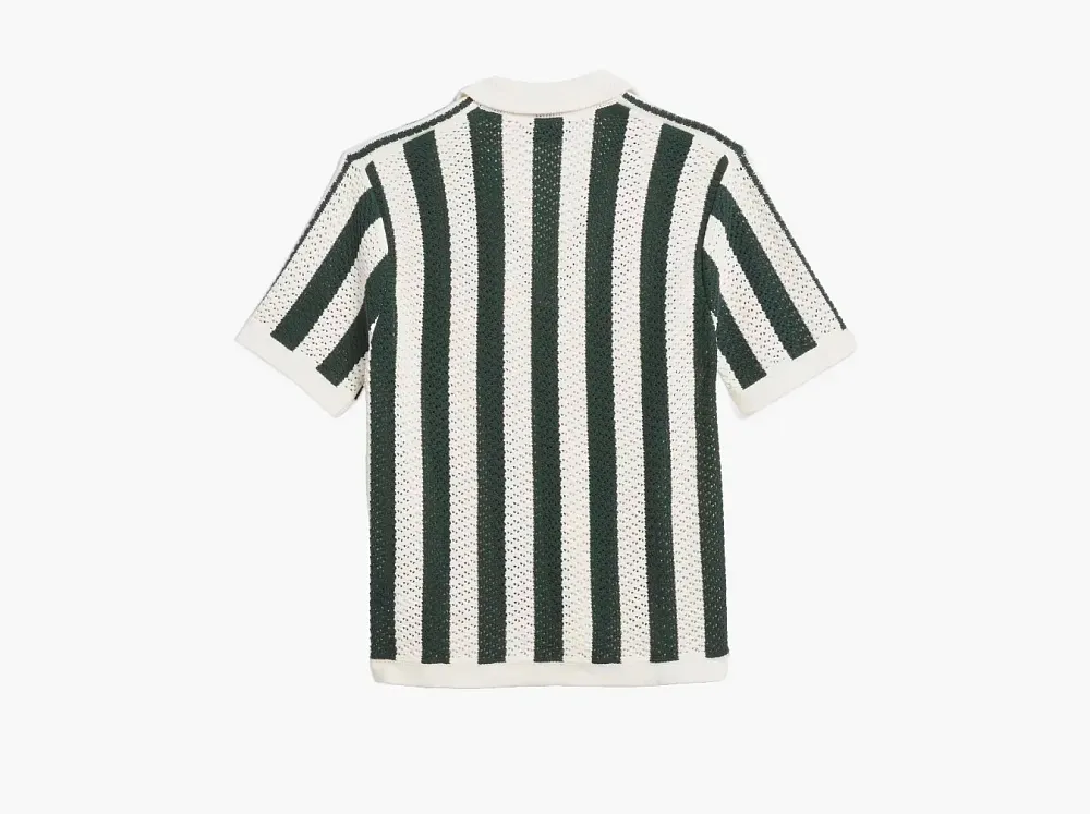Adidas Originals x Clot Pique Polo by Edison Chen Green Night / Cream White