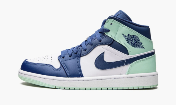 Air Jordan 1 Mid Mystic Navy Mint Foam 