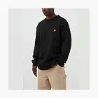 Carhartt WIP Chase Logo Long Sleeve Black