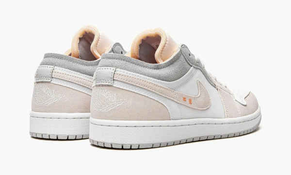 Air Jordan 1 Low GS Inside Out Cream White Light Grey 