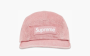 Supreme Denim Camp Cap "Pink" 