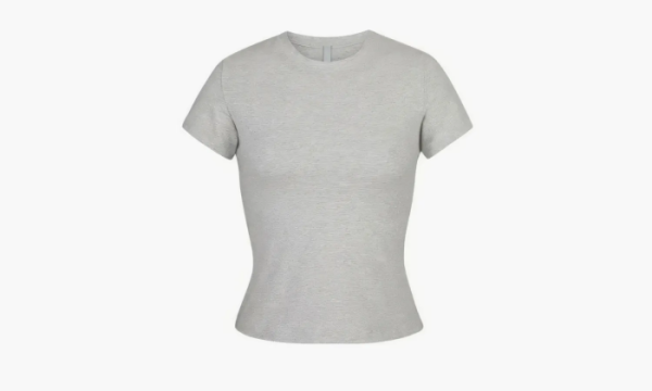 SKIMS T-shirt Cotton Jersey Grey 