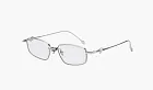 Gentle Monster Saga 02 Sunglasses Silver / Transparent