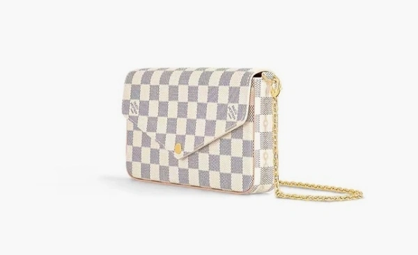 Louis Vuitton Pochette Felicie Canvas Damier Azur  