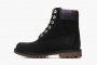 Timberland Heritage 6 Inch Waterproof Boots WMNS "Black Nubuck With Pink Teal Plaid" 