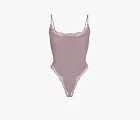 Skims Fits Everybody Lace Cami Bodysuit Zinc
