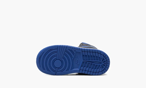 Air Jordan 1 Mid TD Black Royal Blue 