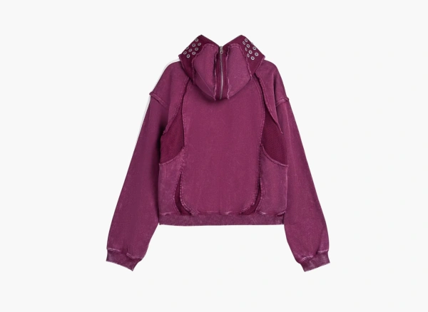 Adidas Originals x Thug Club Teamgeist Hooded Jacket Maroon 