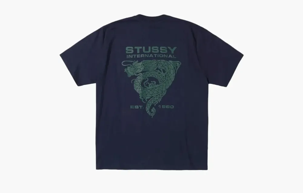 Stussy Dragon Tee Navy