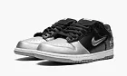 Nike SB Dunk Low OG Qs Supreme - Jewel Swoosh Silver / Black