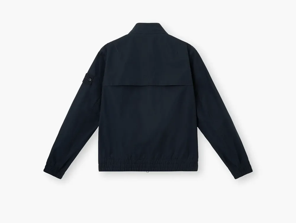 Stone Island Jacket with Natural Weather Barrier Navy Blue