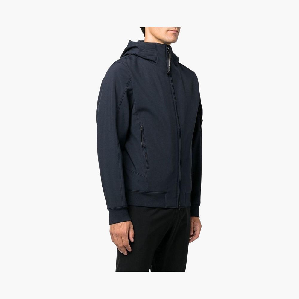 C.P. Company Lens-Detail Hooded Jacket Blue