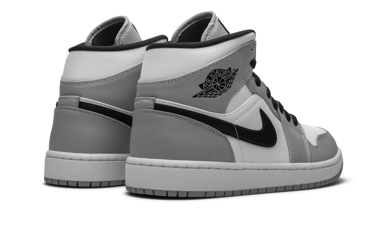Air Jordan 1 Mid Light Smoke Grey 