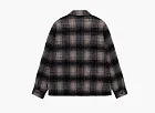 Stussy Wool Plaid Zip Shirt Lilac