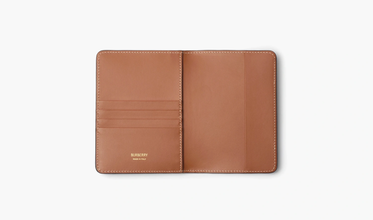 Burberry Check Passport Holder Archive Beige 