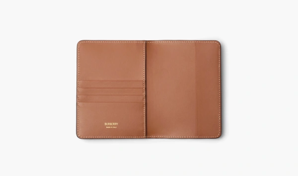 Burberry Check Passport Holder Archive Beige 